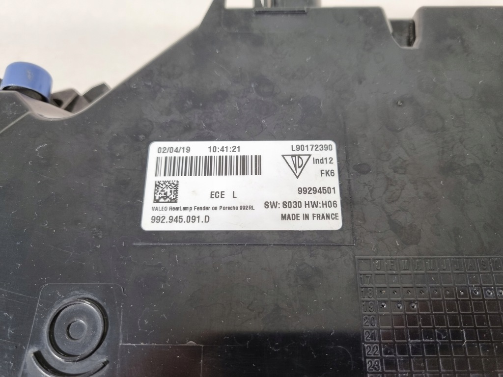 фото №9, Porsche carrera 911 992 лампа задняя задняя левая eu