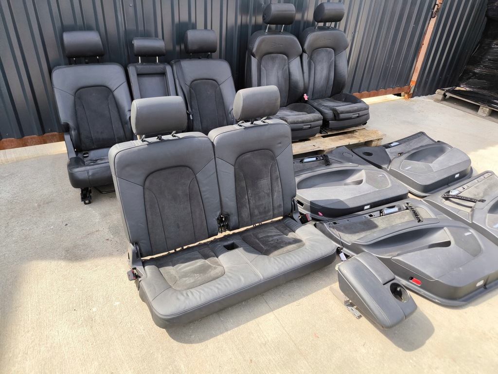 фото №12, Сидіння сидіння audi q7 4l 7 осіб шкіра alcantara s line bose комплект