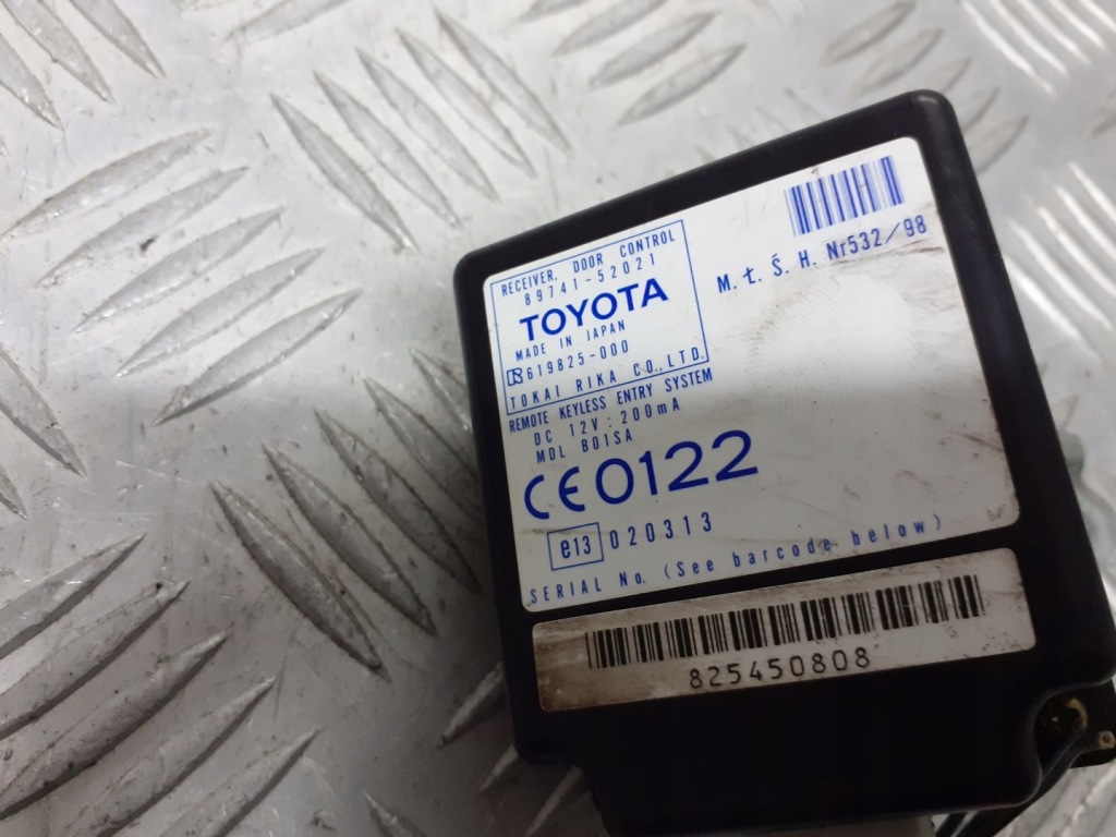 фото №3, Модуль иммобилайзер toyota yaris verso