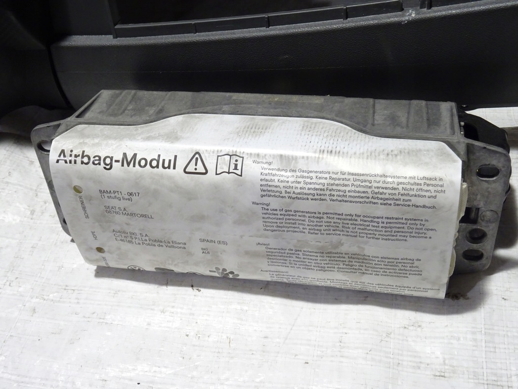 фото №12, Приборная панель консоль подушка seat altea toledo iii 3