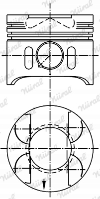фото №2, Поршні nüral 87-117900-20