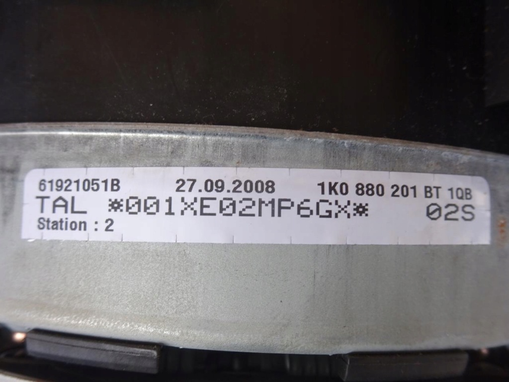 фото №12, Vw golf v подушка безпеки подушка повітряна водія 1k0880201bt