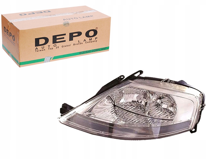 фото №1, Фара citroen c3 i 02- le темний поворотник