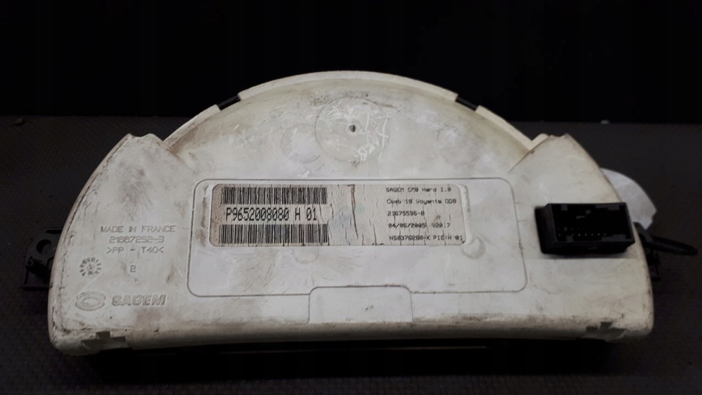 фото №11, P9652008080 лічильник прилади citroen c2 c3 04r