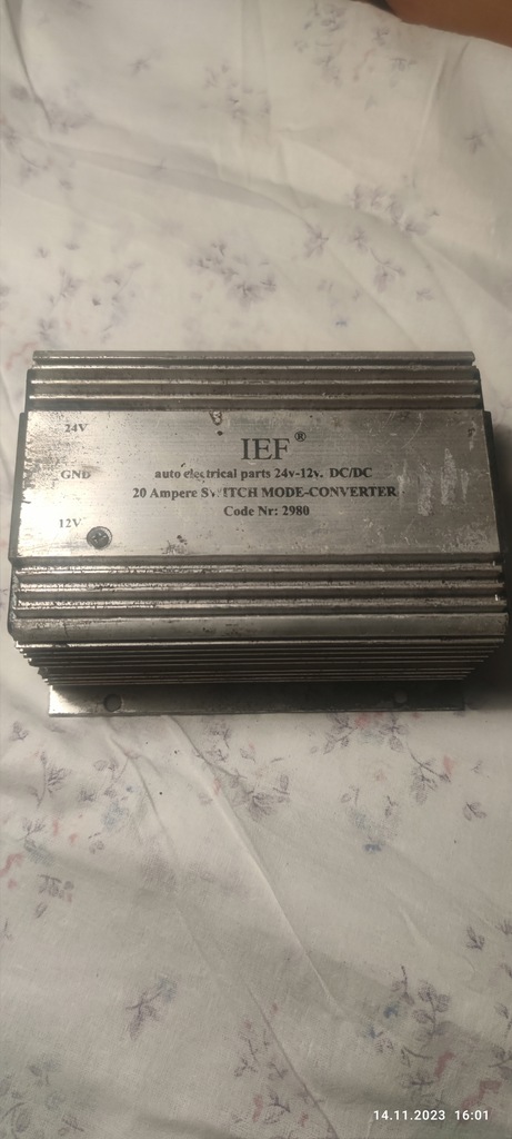 фото №1, Преобразователь 24/12 v