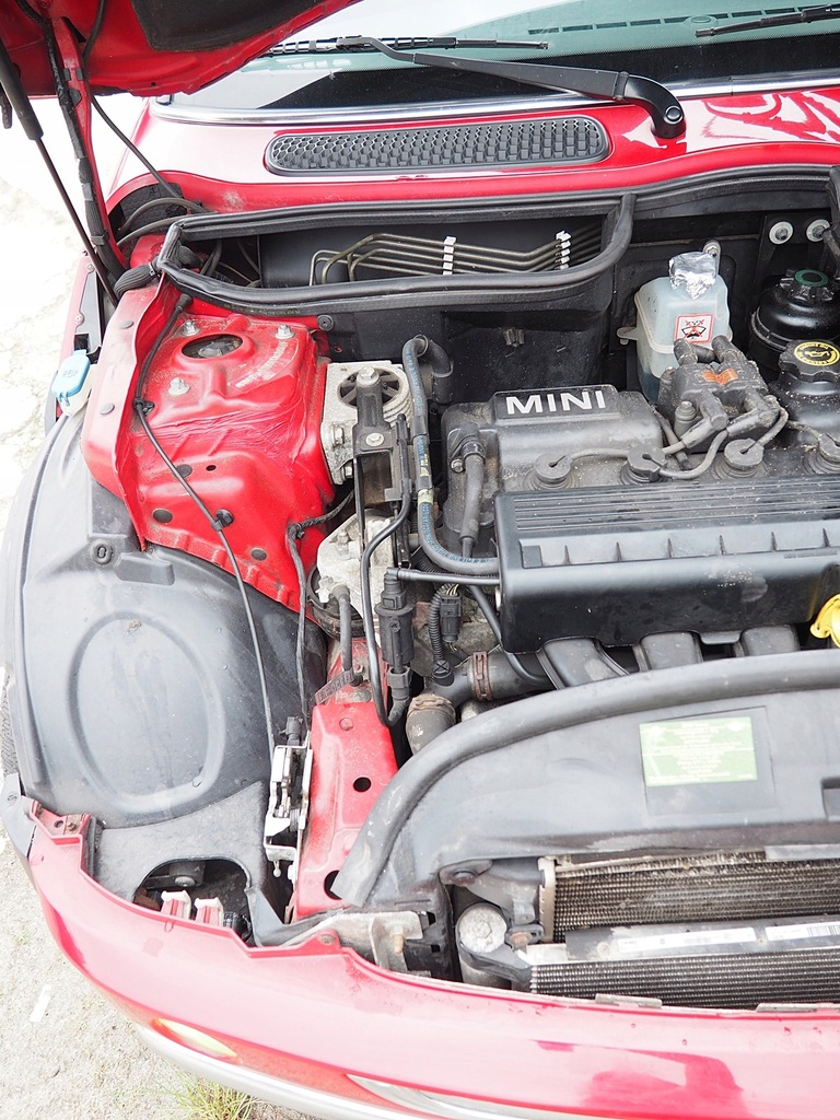 фото №6, Mini one r50 двигатель 1,6 16v na запчасти головка блок поддон поршень wszystko