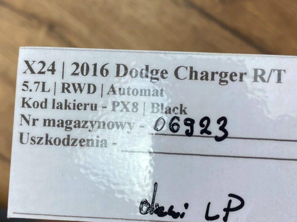 фото №8, Прокладка дверь левый перед dodge charger 2015+ usa