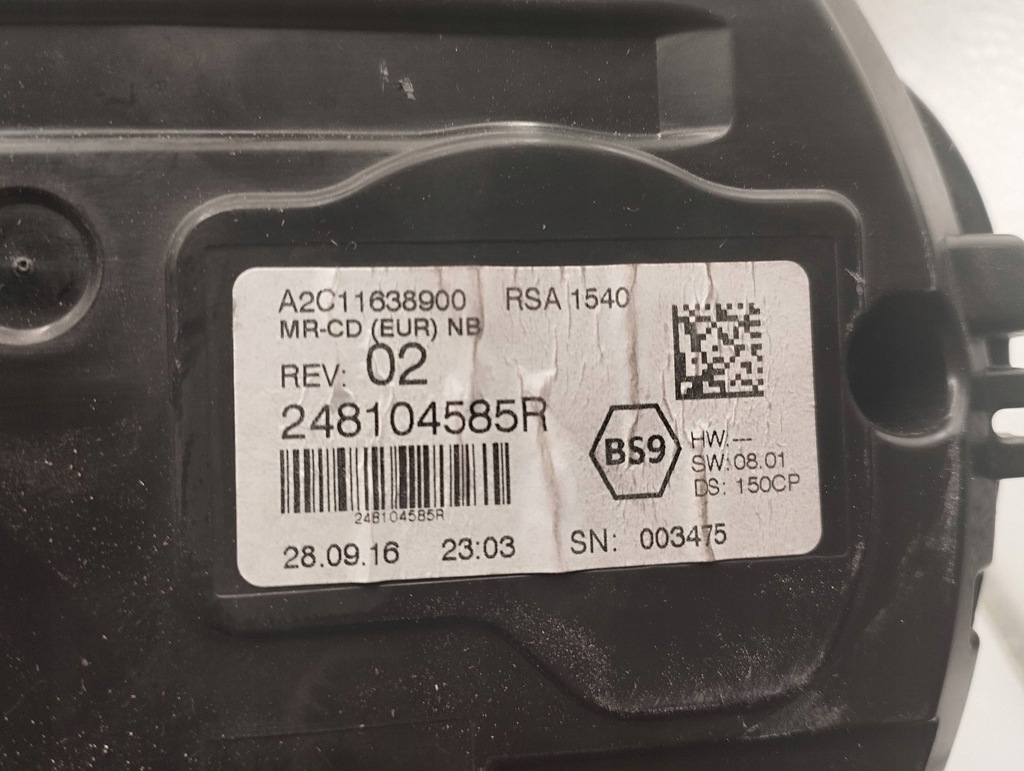 фото №8, Renault talisman лічильник / спідометр прилади a2c11638900