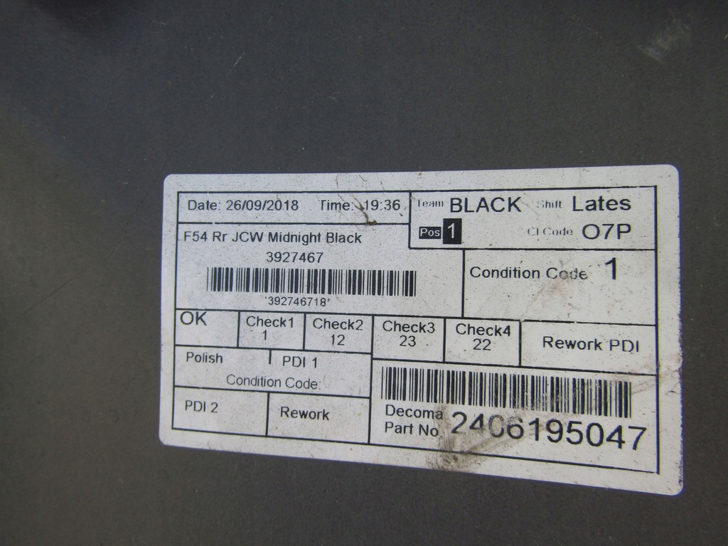 фото №10, Бампер mini clubman f54 15-20 задня pdc jcw works