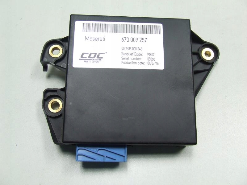 фото №1, Maserati quattroporte vi модуль блок управления 670009257
