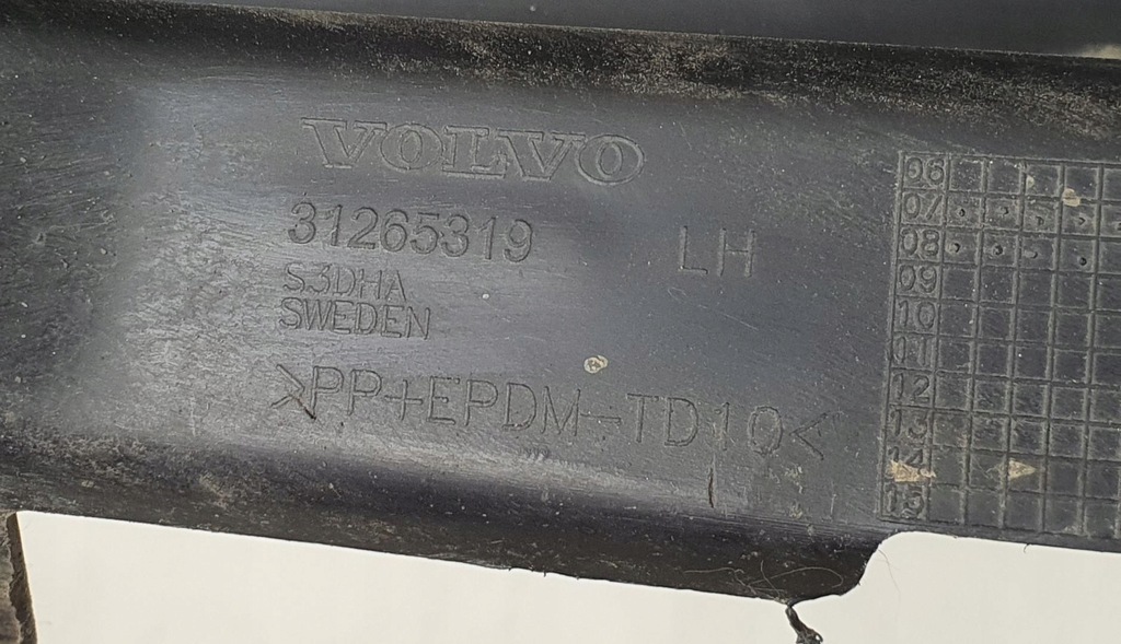 фото №12, Молдинг накладка порог левая volvo xc70 ii 31265319