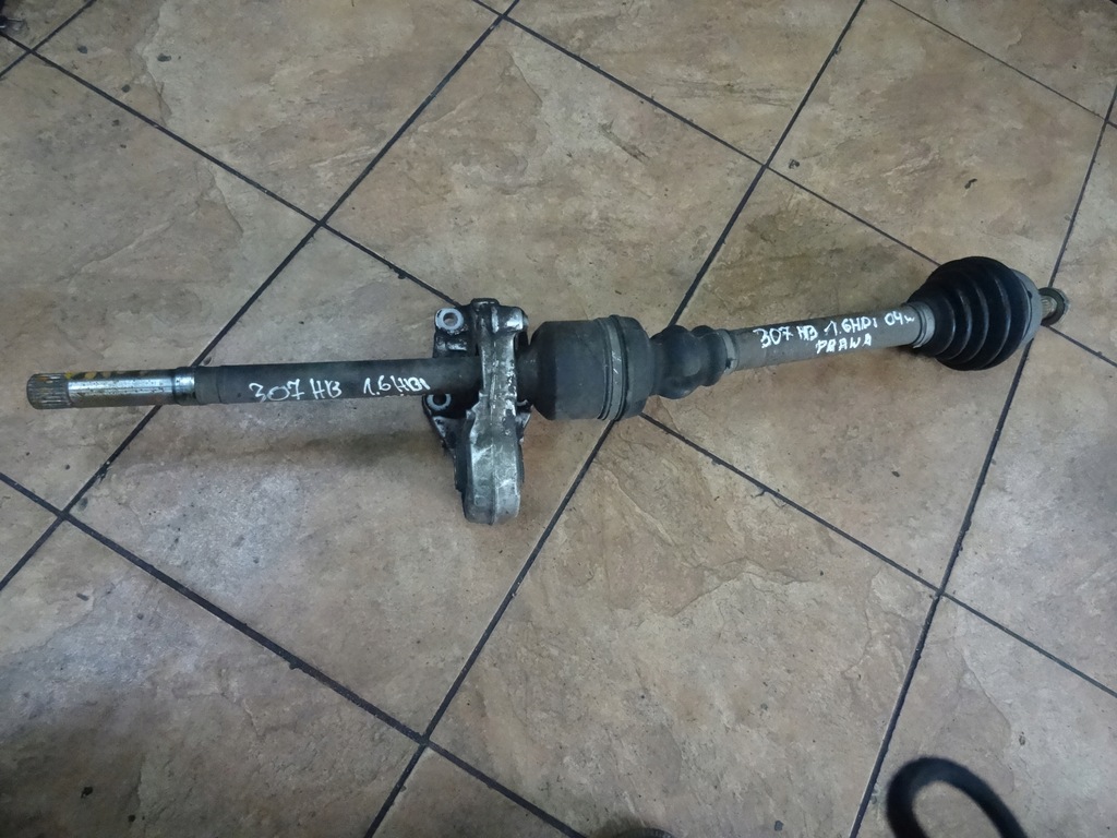 фото №1, Peugeot 307 1.6hdi 04' hb привідний вал права