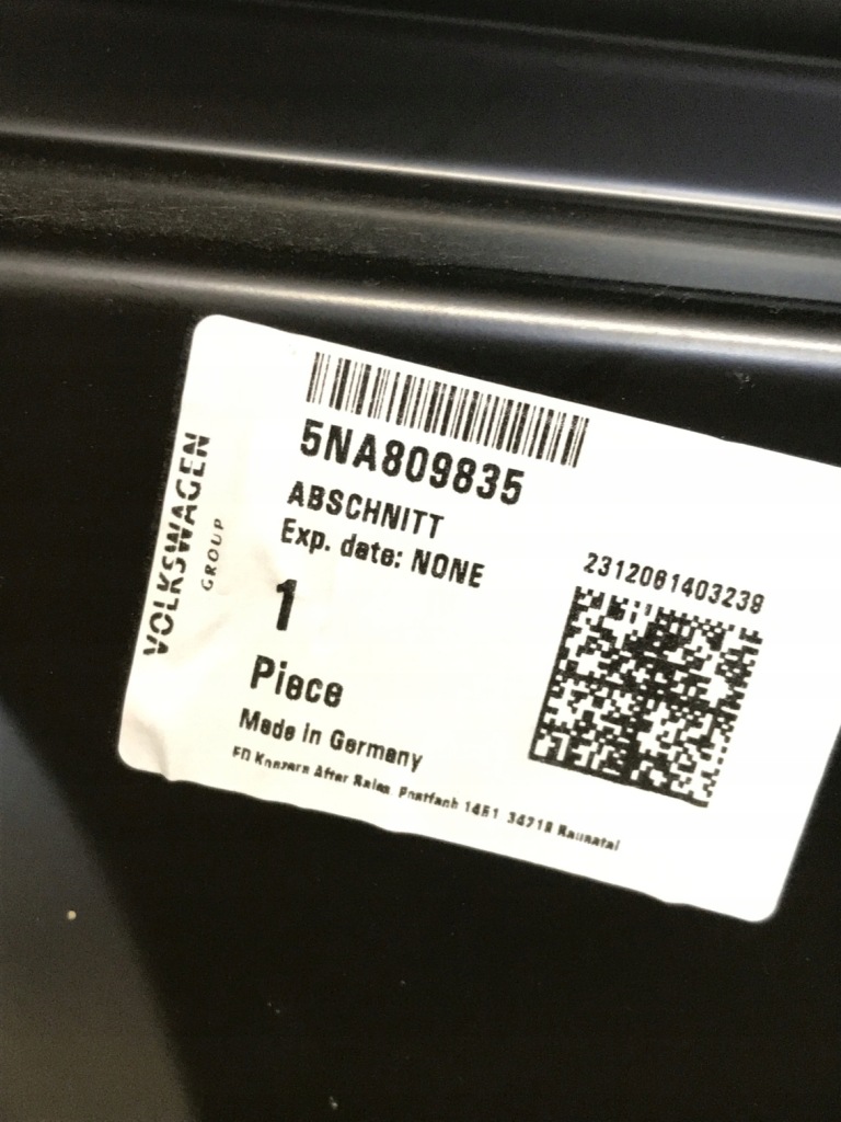 фото №10, Vw tiguan 2 ii 5na порог блок двигателя левый 5na809835