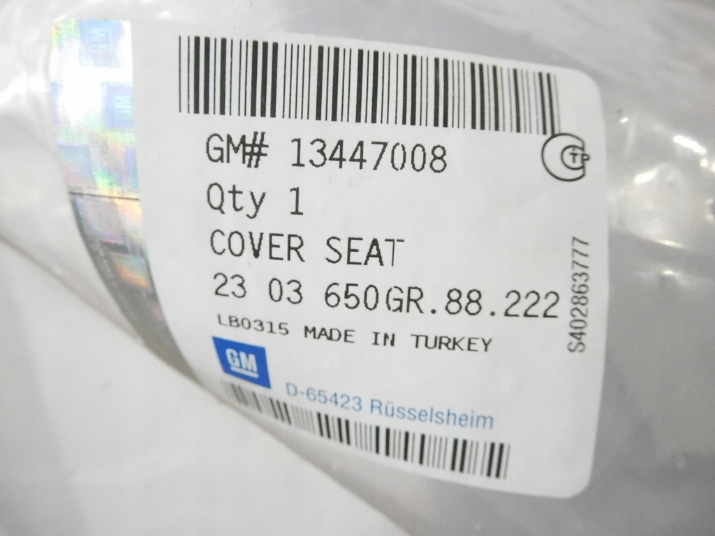 фото №6, Обшивка сиденье задняя opel corsa d оригинальный номер 13447008