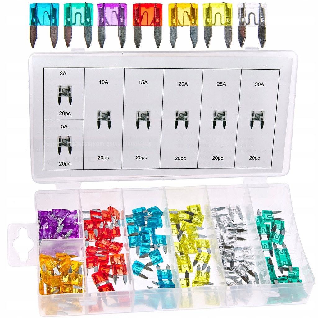 фото №1, Набір запобіжників автомобільних 140 mini