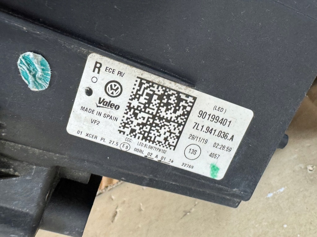 фото №8, Vw t6 multivan 7l1 lift лампа full led правая ladna org