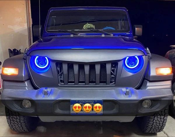 фото №8, Решітка радіатора решітка радіатора захист thanos jeep wrangler jl