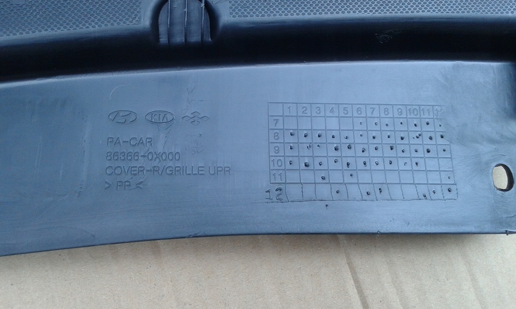 фото №9, Решётка радиатора решётка радиатора hyundai i10 08-11 86366-0x000