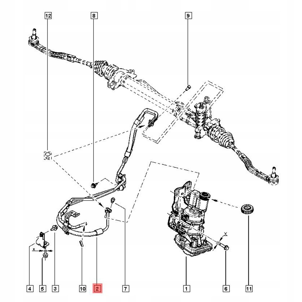 фото №5, Шланг усилителя opel movano b 2.3 cdti оригинальный номер