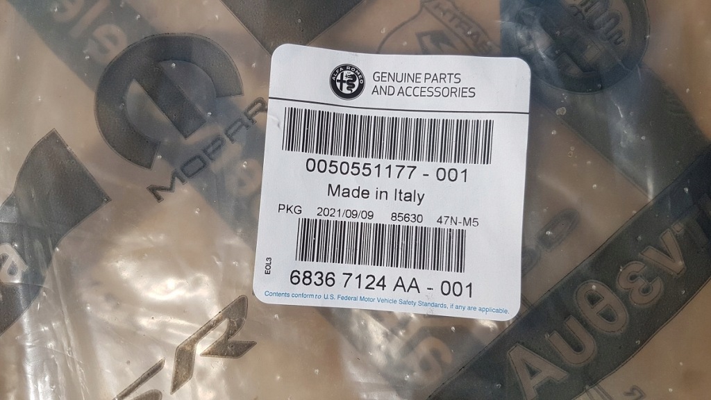 фото №3, Mps балка абсорбер направляющая бампера задняя alfa romeo giulia 17-