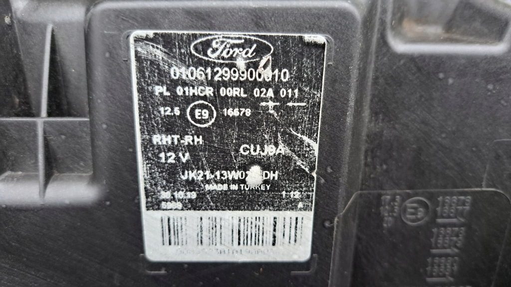 фото №5, Ford transit custom lift лінза+ led лампа передня