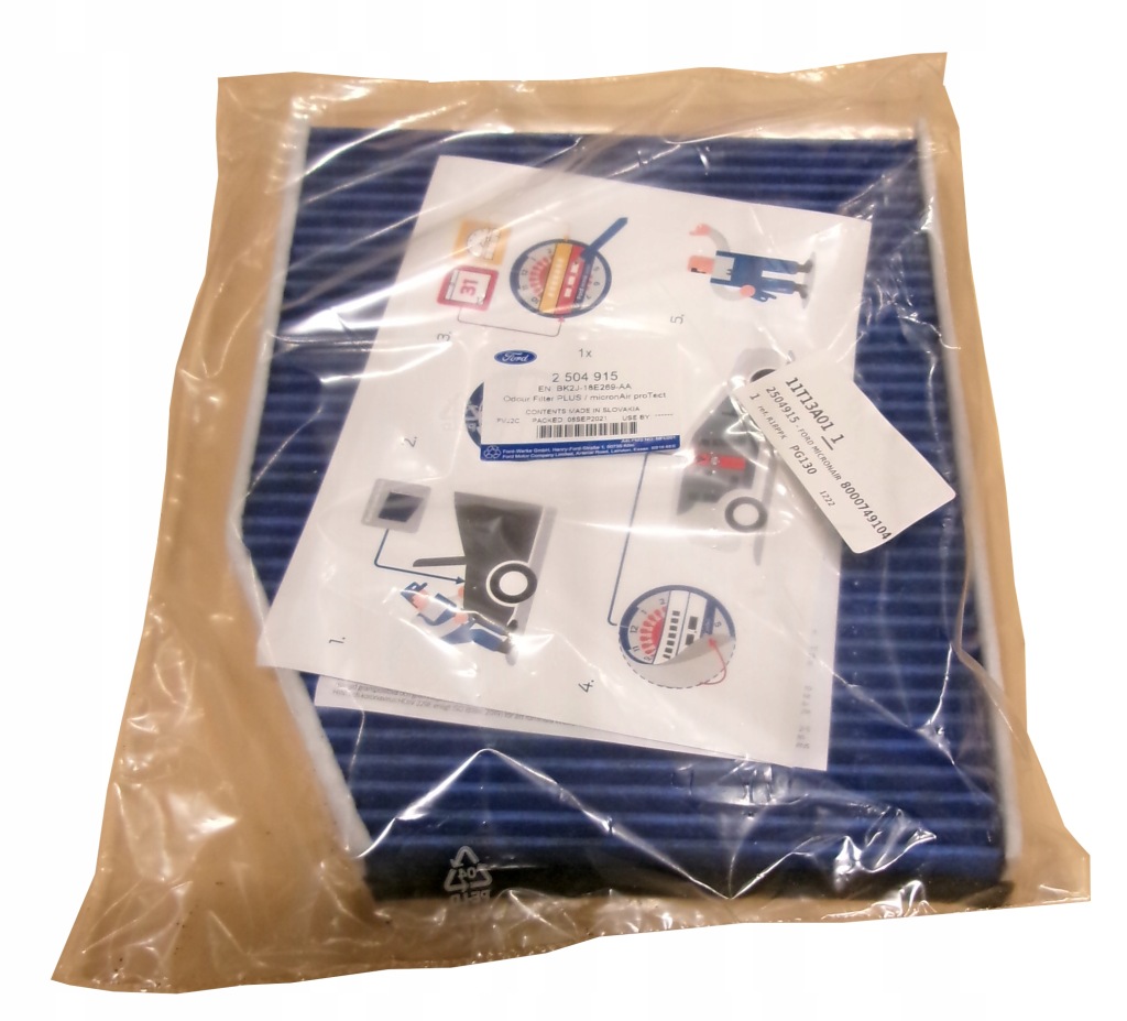 фото №1, Фильтр салонный ford transit mk7 mk8 custom