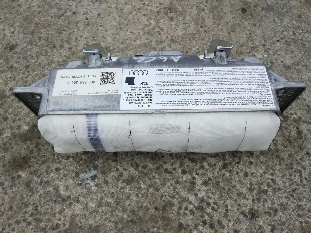 фото №1, Audi a6 c6 подушка безопасности пассажир 4f2880204f