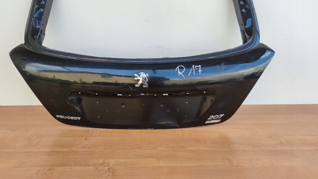 фото №2, Peugeot 207 hb хэтчбек крышка багажника багажника задняя