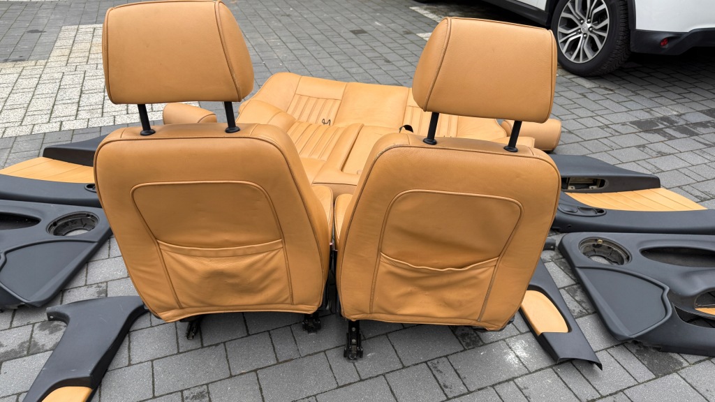 фото №10, Комплект шкіра сидіння заднє сидіння eu alfa romeo 156 sedan оббивка з підігрівом