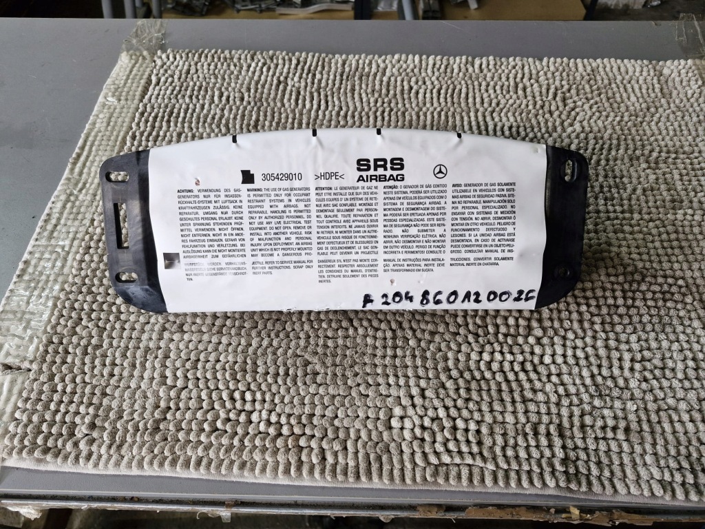 фото №1, Mercedes c klasa 204 glk x204 подушка пасажира подушка безпеки оригінальний