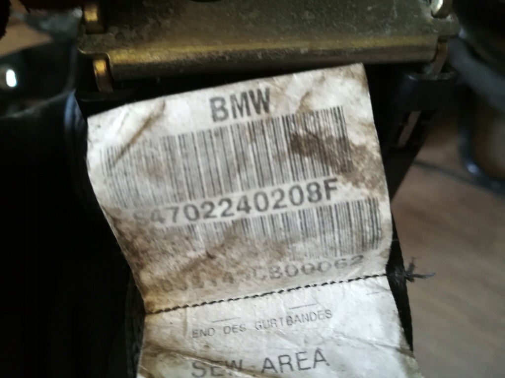 фото №4, Bmw 7 e65 pas безпеки задня задній лівий правий