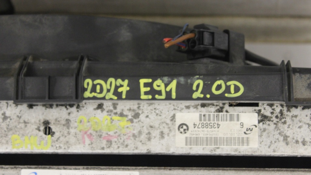 фото №9, Комплект радиатор bmw 3 e90 e91 lift lci 2.0 d