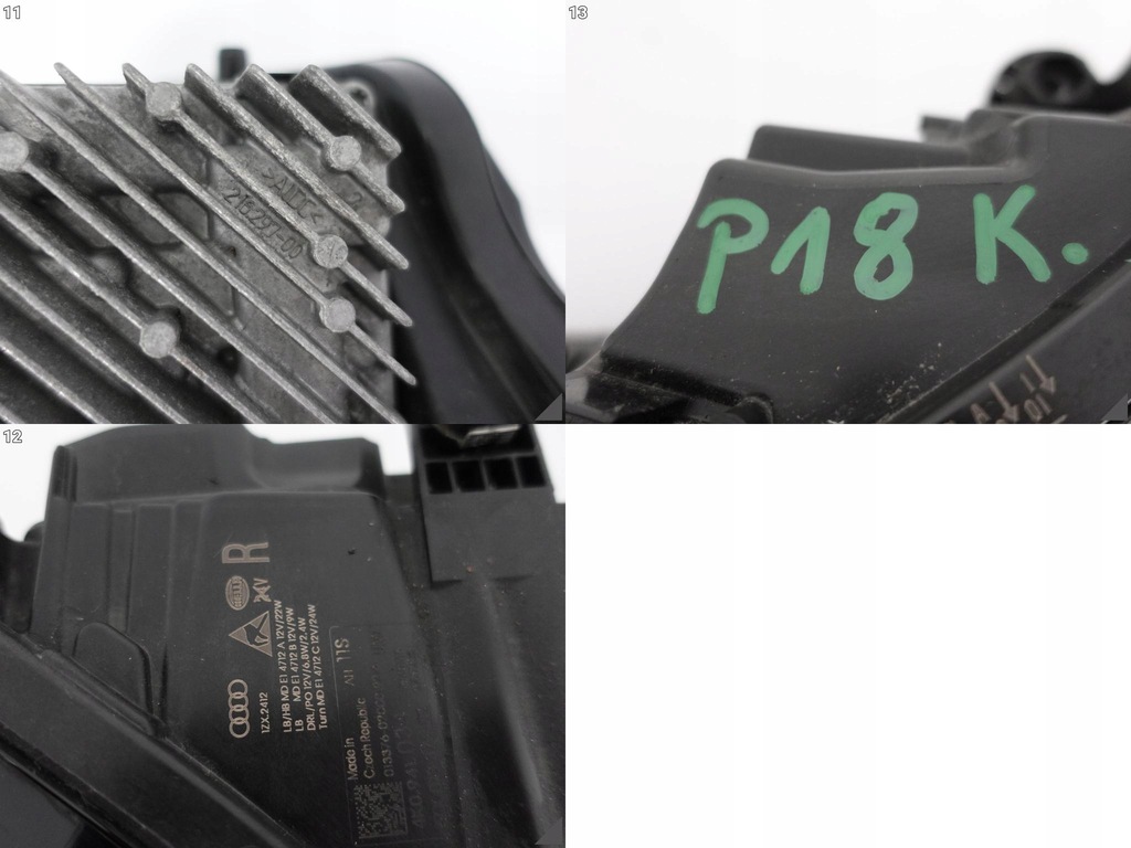 фото №12, Audi a6 c8 4k0 18- лампа+ модуль full led b.ładna r