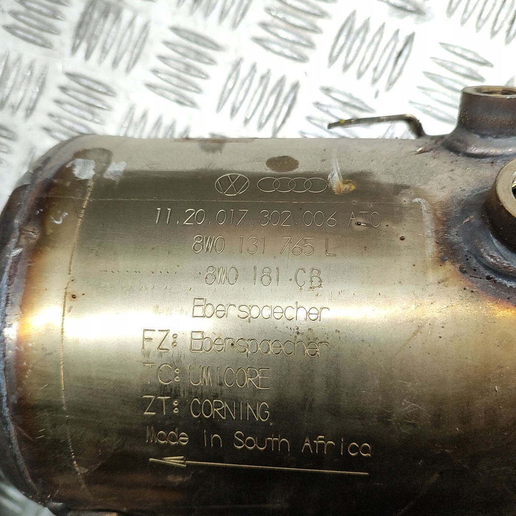 фото №8, Audi a5 2024 фильтр частиц твердых катализатор / fap / dpf