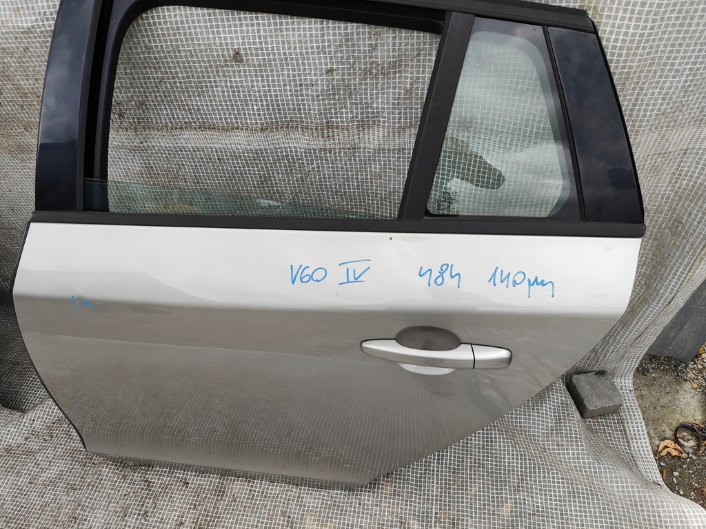 фото №9, Volvo v60 i 10-18 дверь левая задние задняя полный w цвет 484