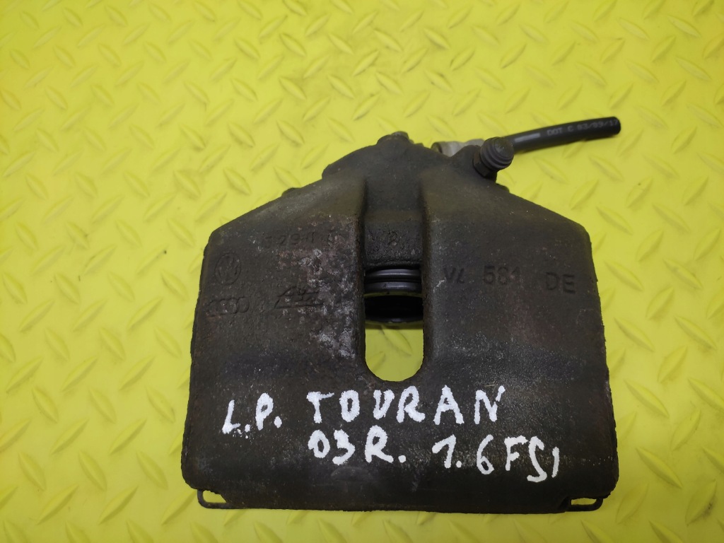 фото №1, Vw touran 1.6 fsi суппорт тормозной левый перед