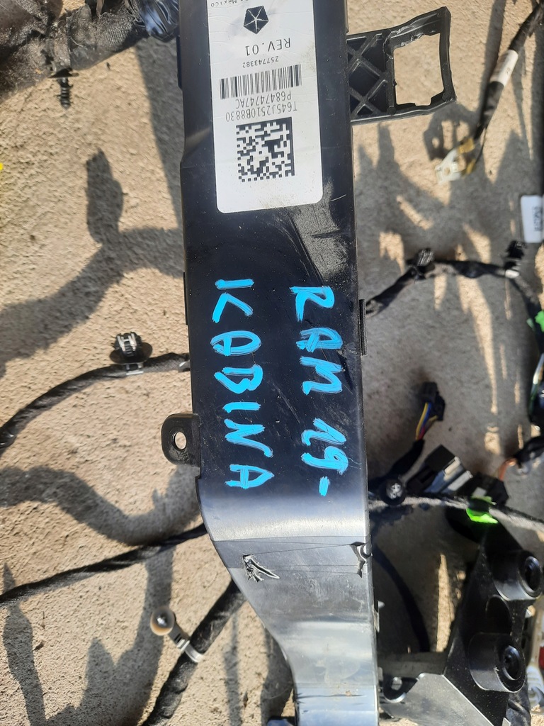 фото №13, Ram 1500 19- джгут електропроводка кабіни 68474747ac usa