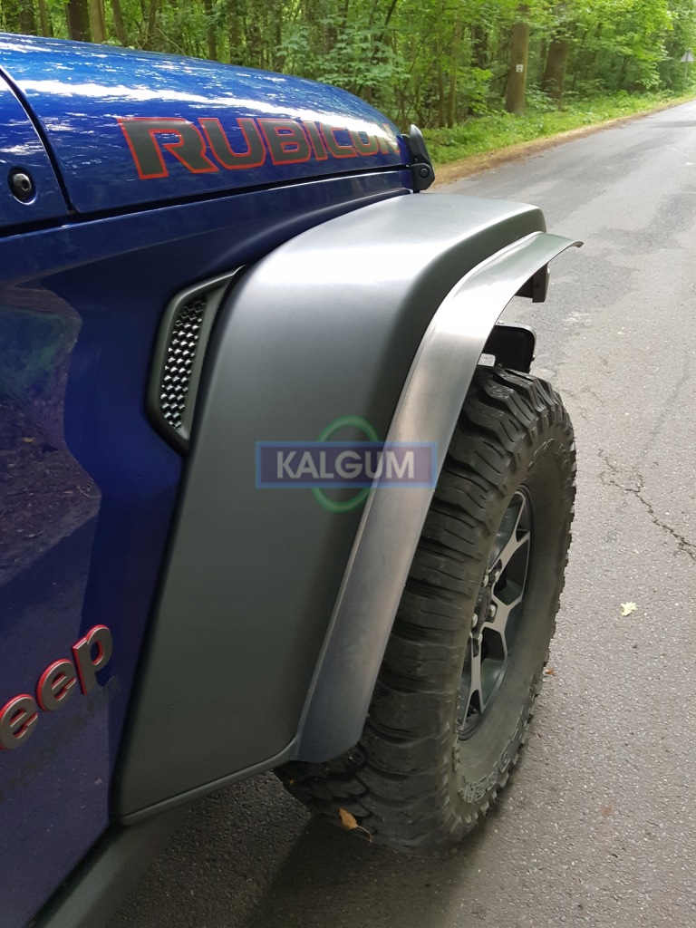 фото №13, Розширювачі гумові 6,5 cm крила підкрилок jeep wrangler jl iv