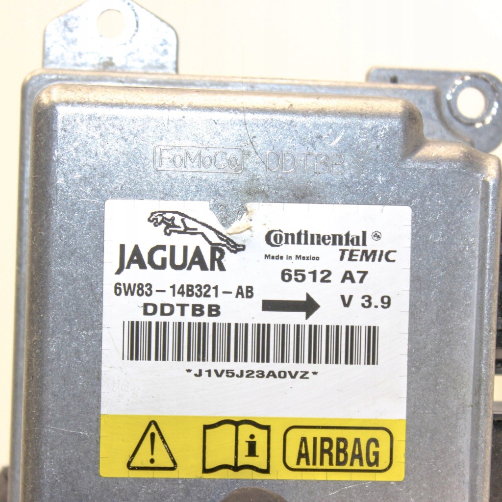 фото №5, Блок управления подушка безопасности jaguar xk - xkr 6w8314b321ab