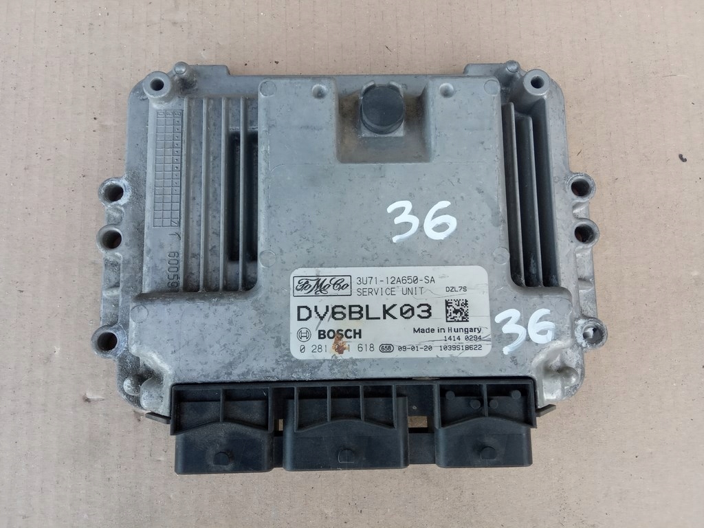фото №1, Ford focus mk2 1.6 tdci - бортовой компьютер блок управления 3u71
