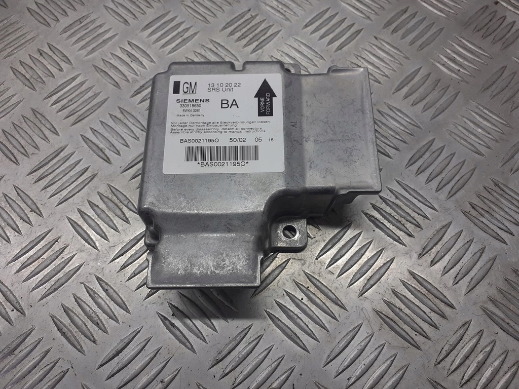 фото №1, Модуль подушка безопасности opel vectra c 13102022