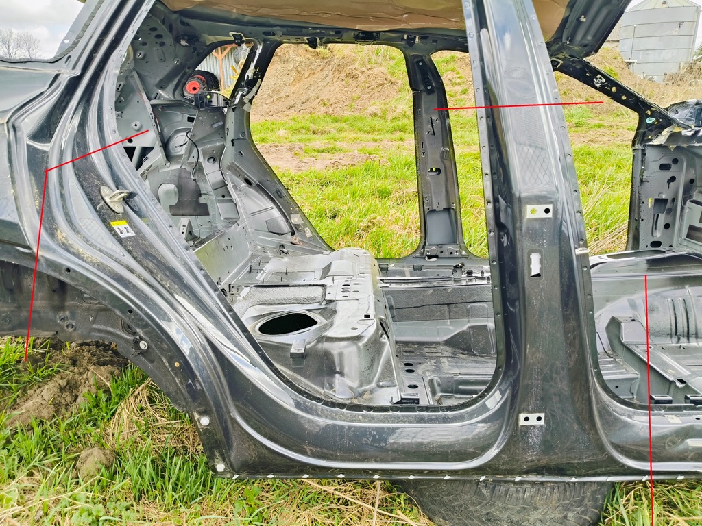 фото №8, Audi q5 ii fy lift 2.0 tdi 150kw 2022 r подкрылок правое задняя + порог lx7l