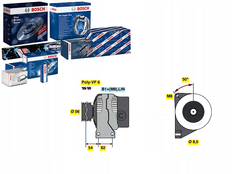 Купить Генератор volvo 2,0 2,4 s60 s80 v70 xc70 bosch
