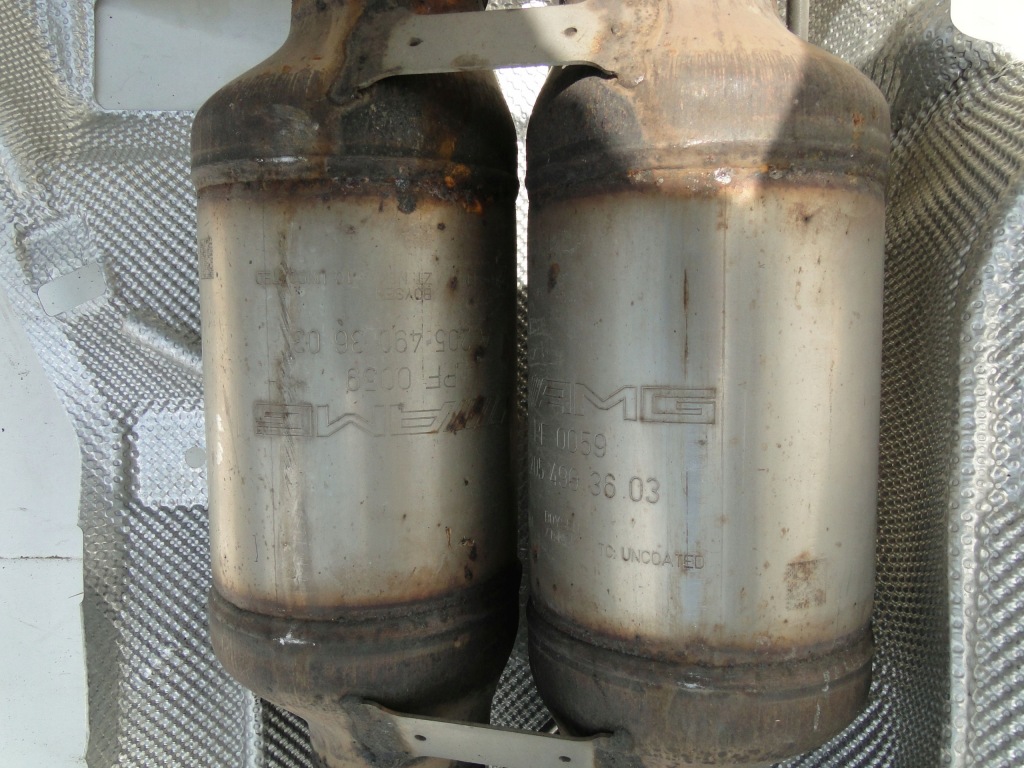 фото №13, Mercedes kompletny вихлоп c klasa c43 43 amg lift coupe 4matic