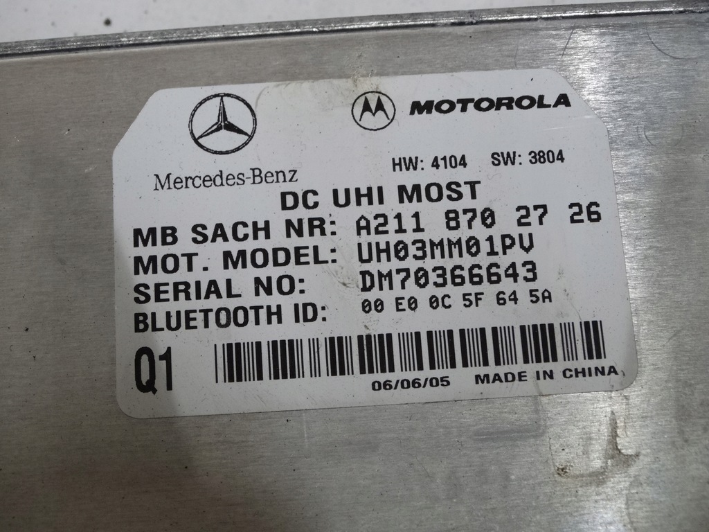 фото №6, Mercedes w211 модуль телефону a2118702726