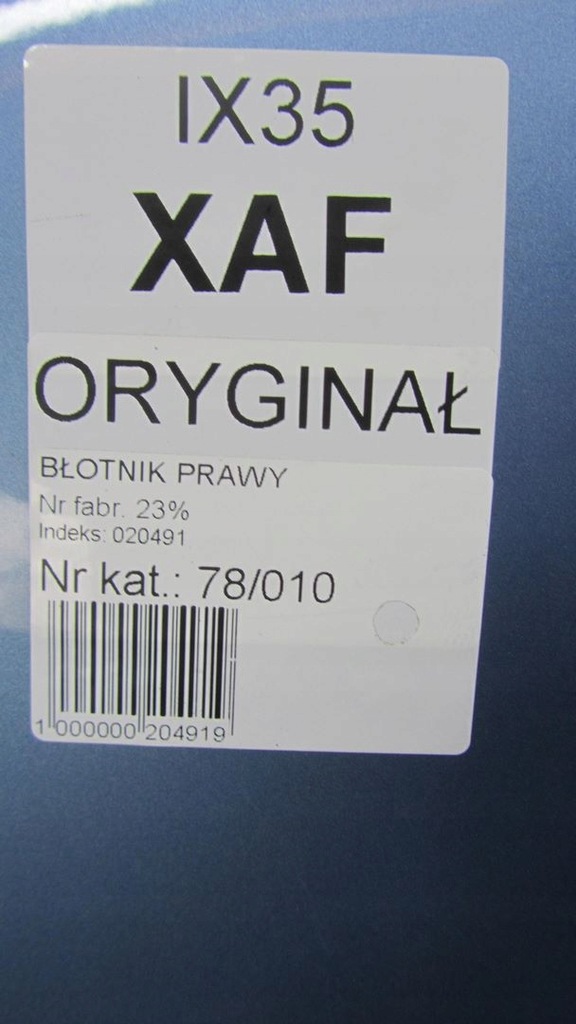 фото №11, Hyundai ix35 крила правий перед xaf 10-16 10