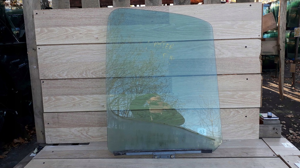 фото №1, Renault master 2 ii скло бічна двері перед права оригінальна