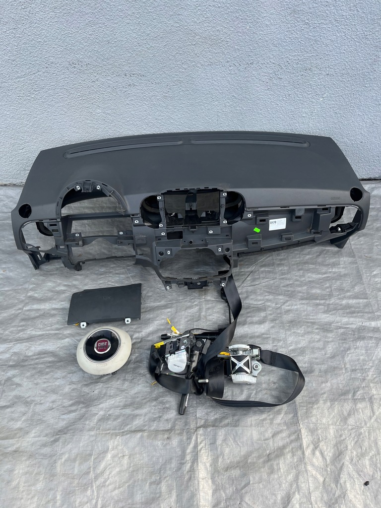 фото №8, Fiat 500 lift консоль подушки безпеки ремені натягувачі