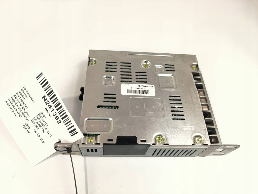 фото №1, Радио 281155240r renault megane iv lift