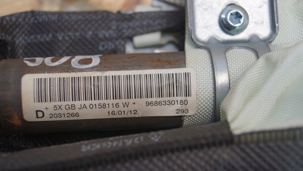 фото №6, Шторка безпеки подушка безпеки права peugeot 508 i 9686330180